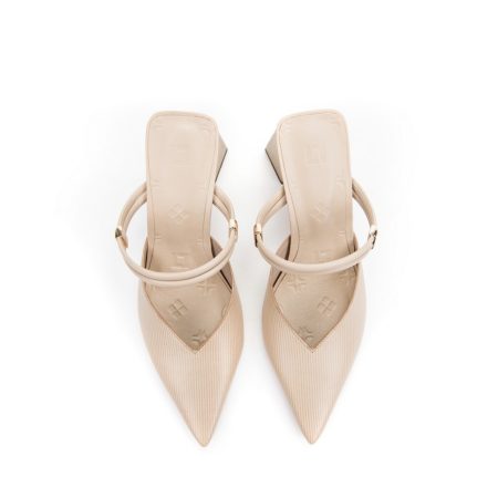 Ženske papuče Luz-da-lua-80090003 bež na štiklu 5 Creator obuća | Ženska kožna obuća | Ženske kožne papuče | Ženske kožne papuče na štiklu | papuče na štiklu | Ženske papuče | Štikla | Sezona proleće leto 2023/2024 | Proleće leto 2023 | Creator |